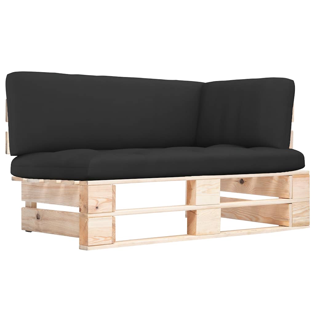 Srednja vrtna sofa od paleta od impregnirane borovine