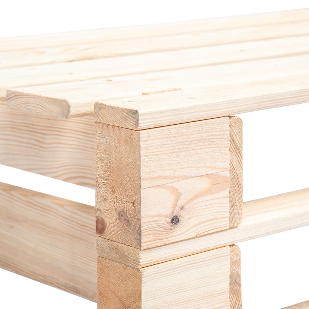 Kutna vrtna sofa od paleta od impregnirane borovine