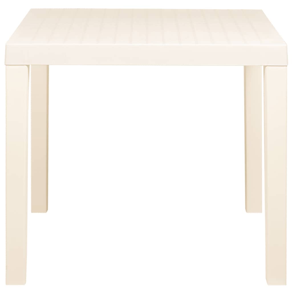 Vrtni stol bijeli 79 x 65 x 72 cm plastični