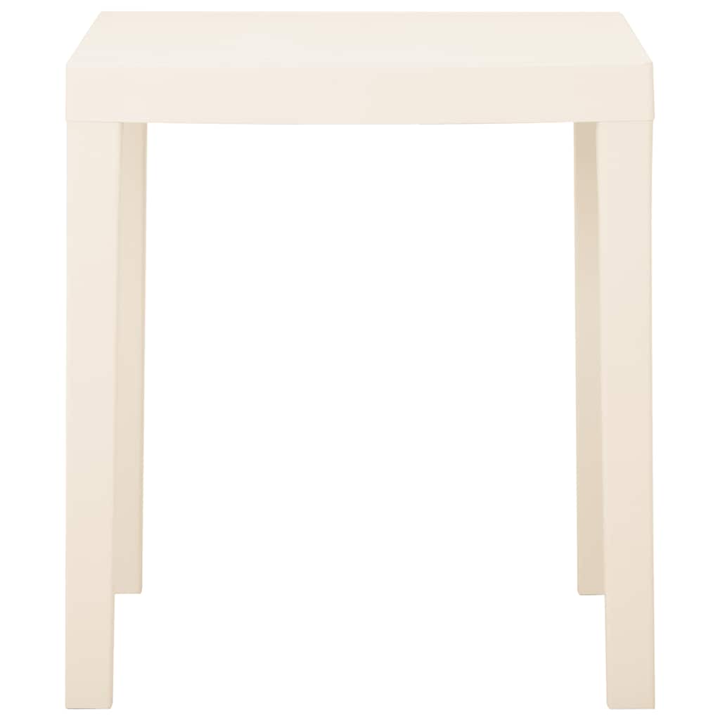 Vrtni stol bijeli 79 x 65 x 72 cm plastični