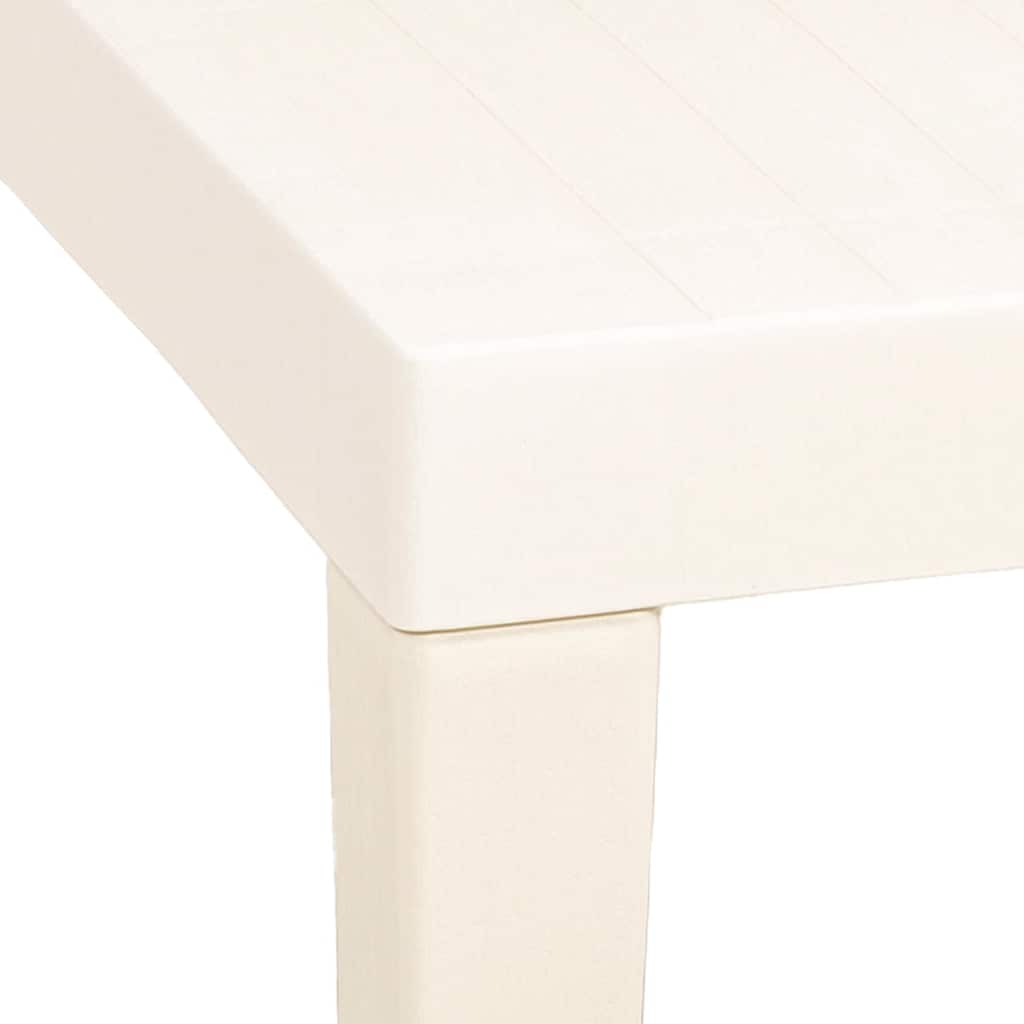 Vrtni stol bijeli 79 x 65 x 72 cm plastični