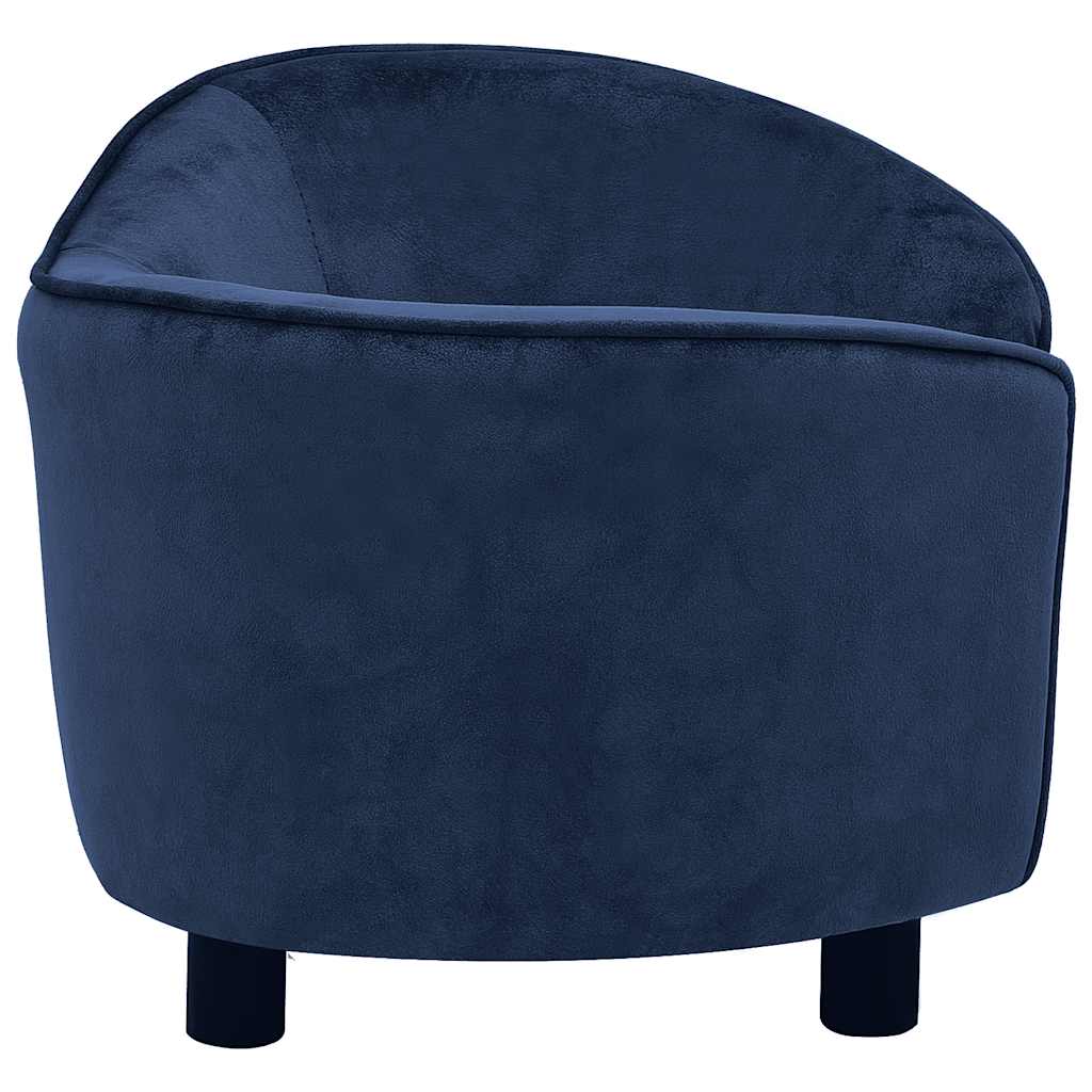 Sofa za pse plava 69 x 49 x 40 cm plišana