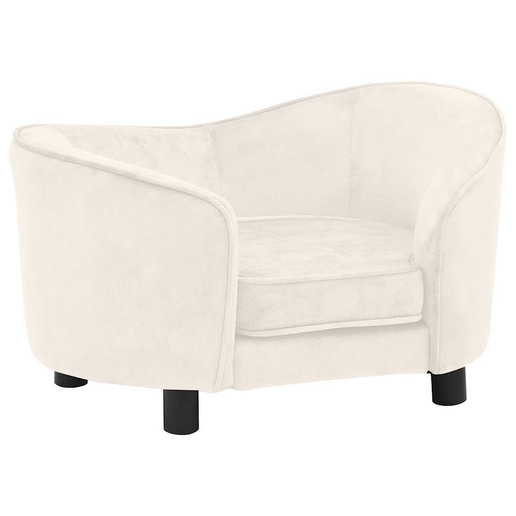 Sofa za pse krem 69 x 49 x 40 cm plišana