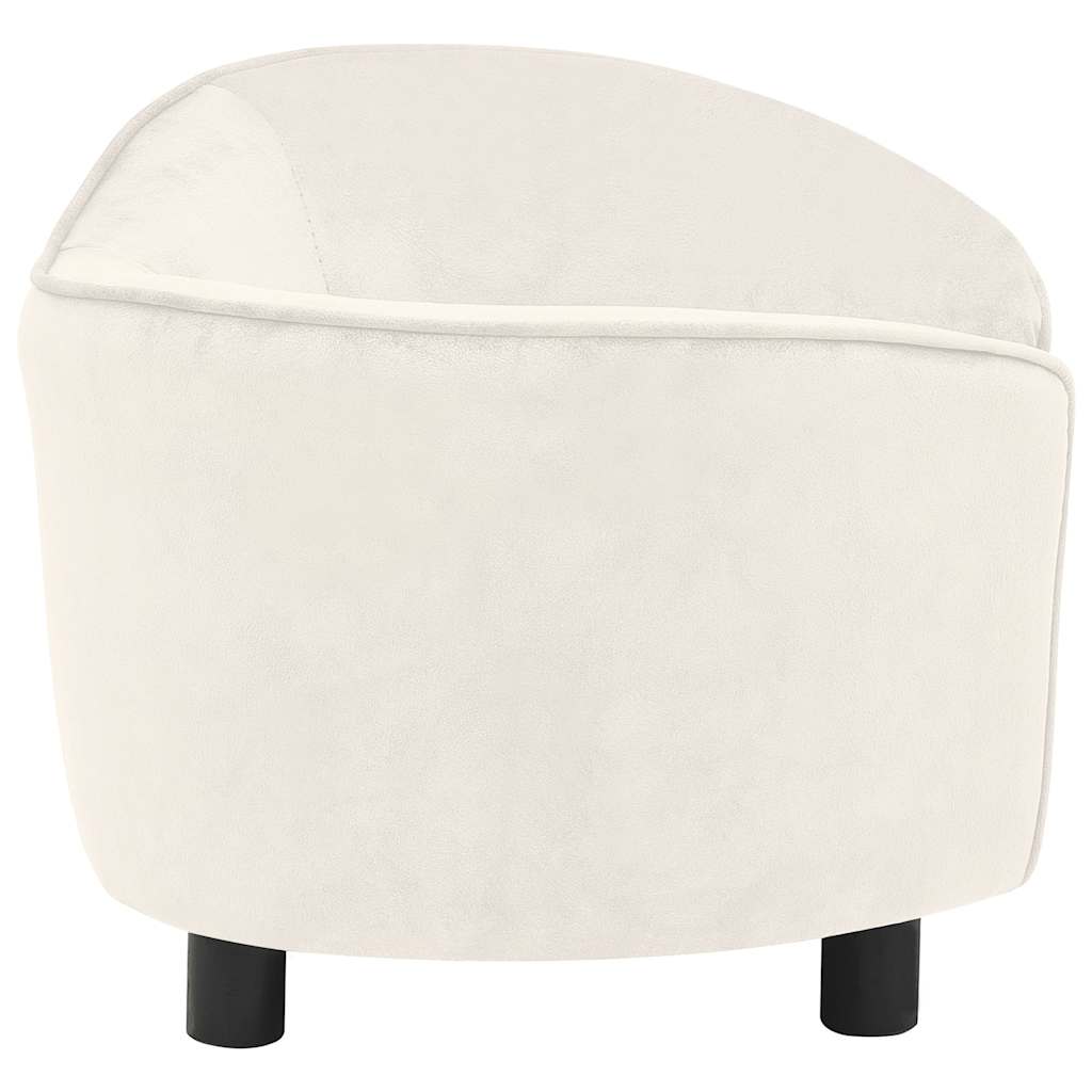 Sofa za pse krem 69 x 49 x 40 cm plišana