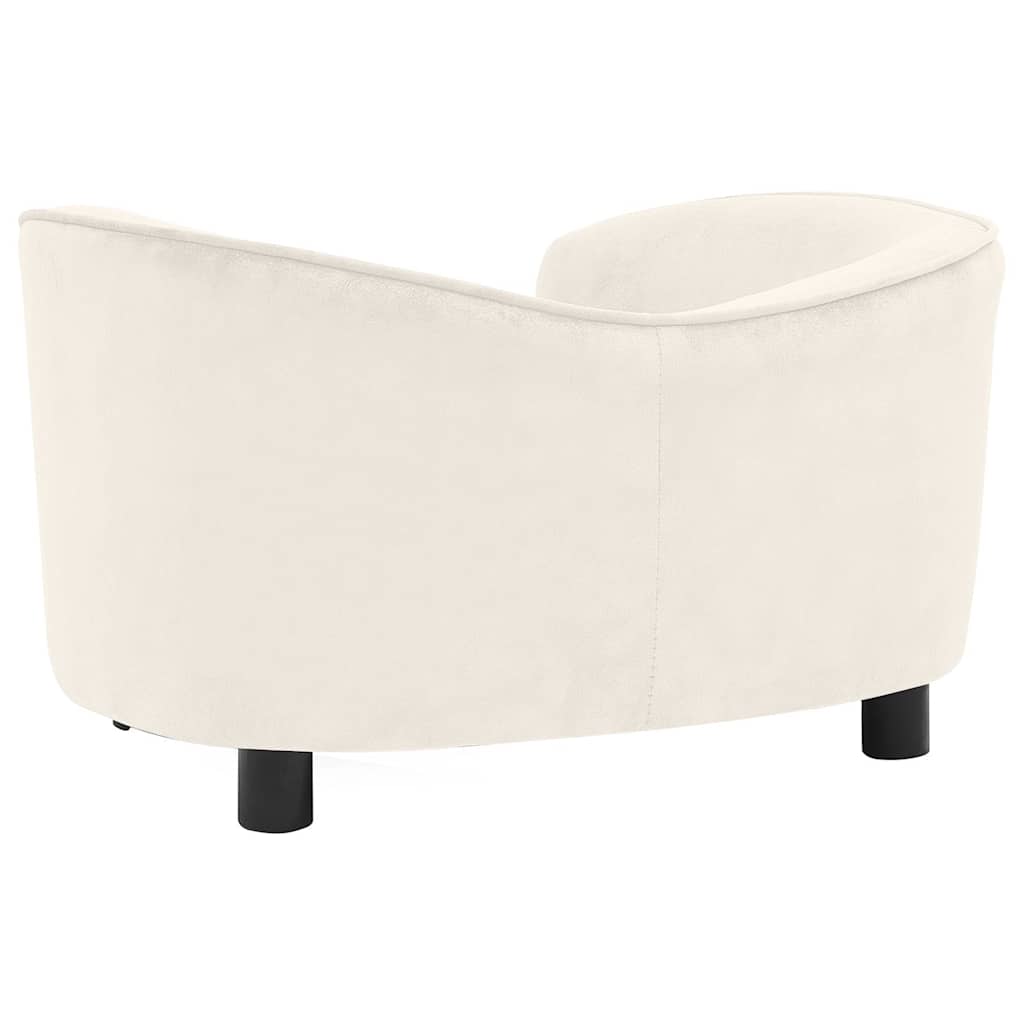 Sofa za pse krem 69 x 49 x 40 cm plišana