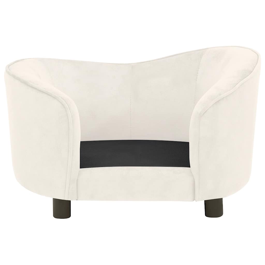 Sofa za pse krem 69 x 49 x 40 cm plišana
