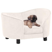 Sofa za pse krem 69 x 49 x 40 cm plišana