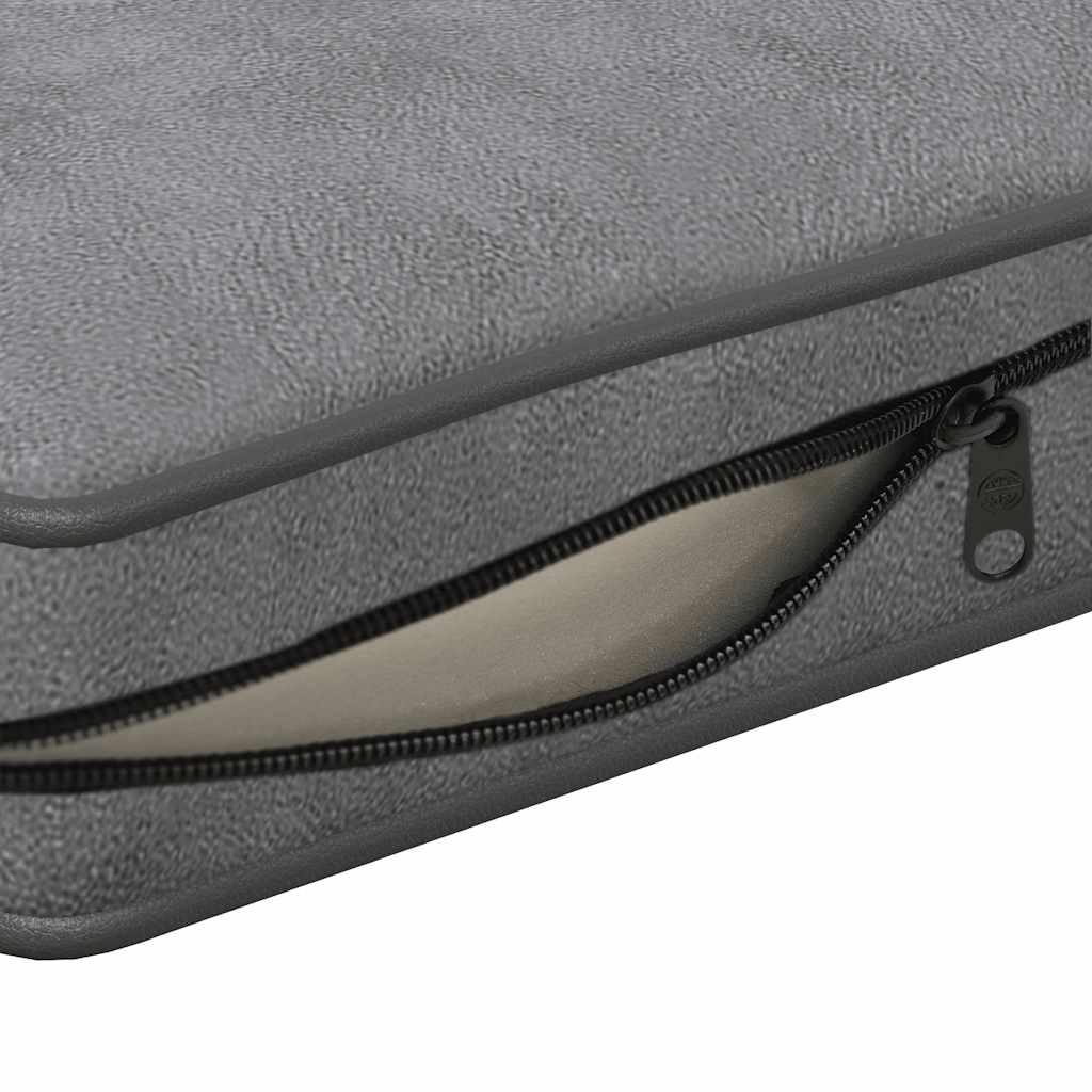 Sofa za pse tamnosiva 72 x 45 x 30 cm plišana