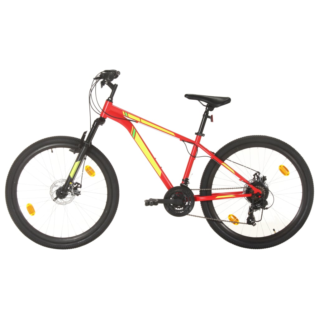 Brdski bicikl 21 brzina kotači od 27,5 " okvir od 38 cm crveni