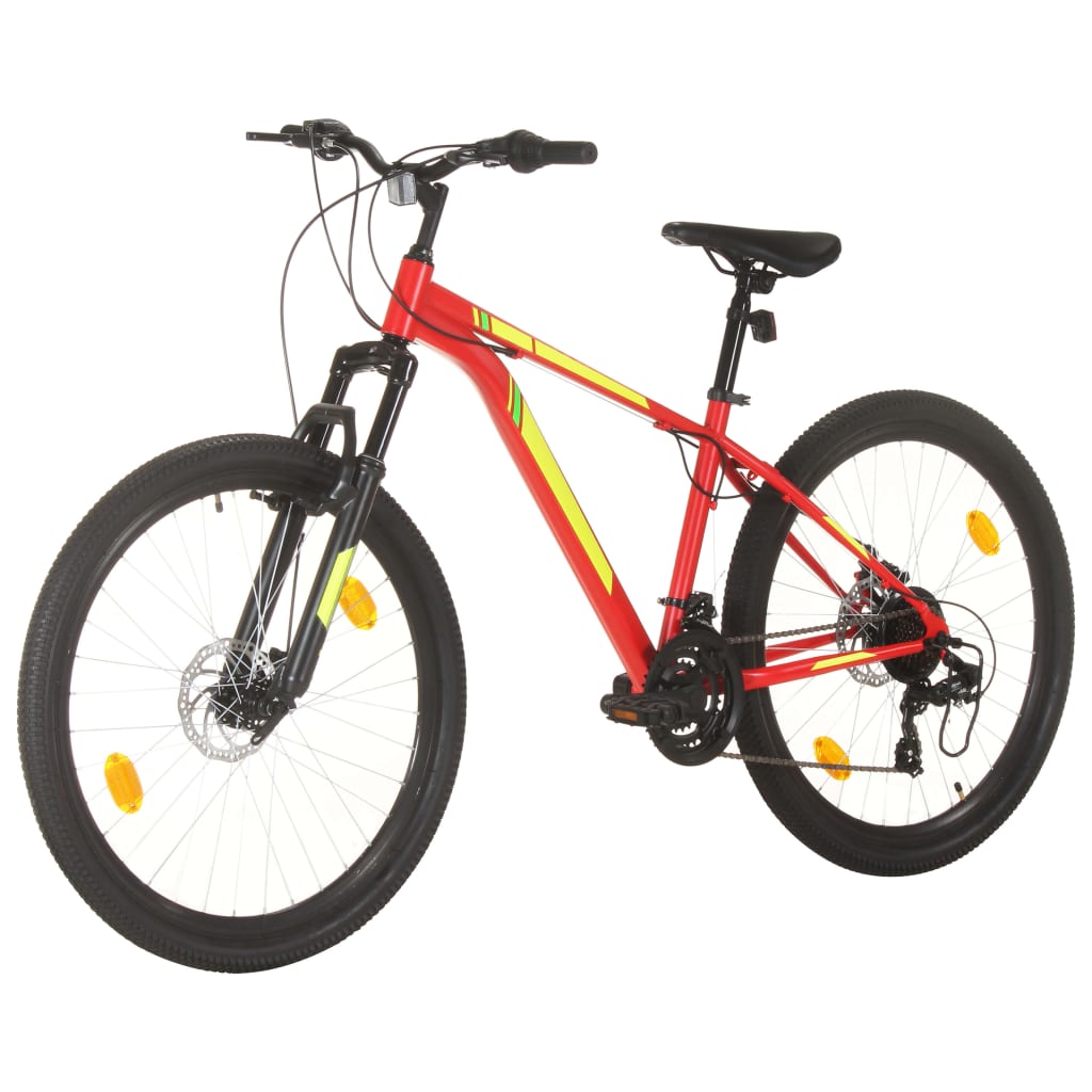 Brdski bicikl 21 brzina kotači od 27,5 " okvir od 38 cm crveni