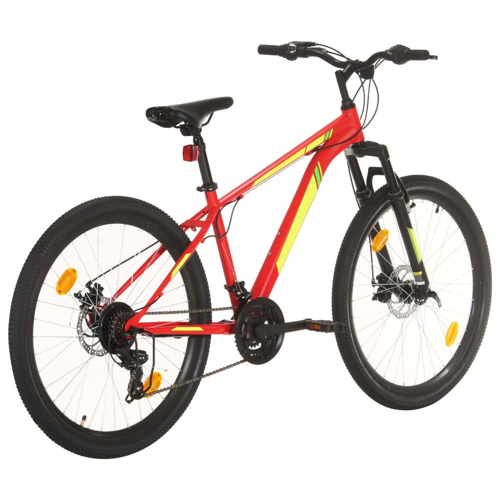 Brdski bicikl 21 brzina kotači od 27,5 " okvir od 38 cm crveni
