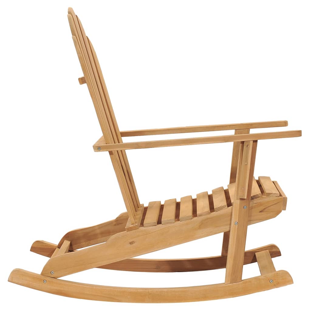 Stolica za ljuljanje Adirondack od masivne tikovine