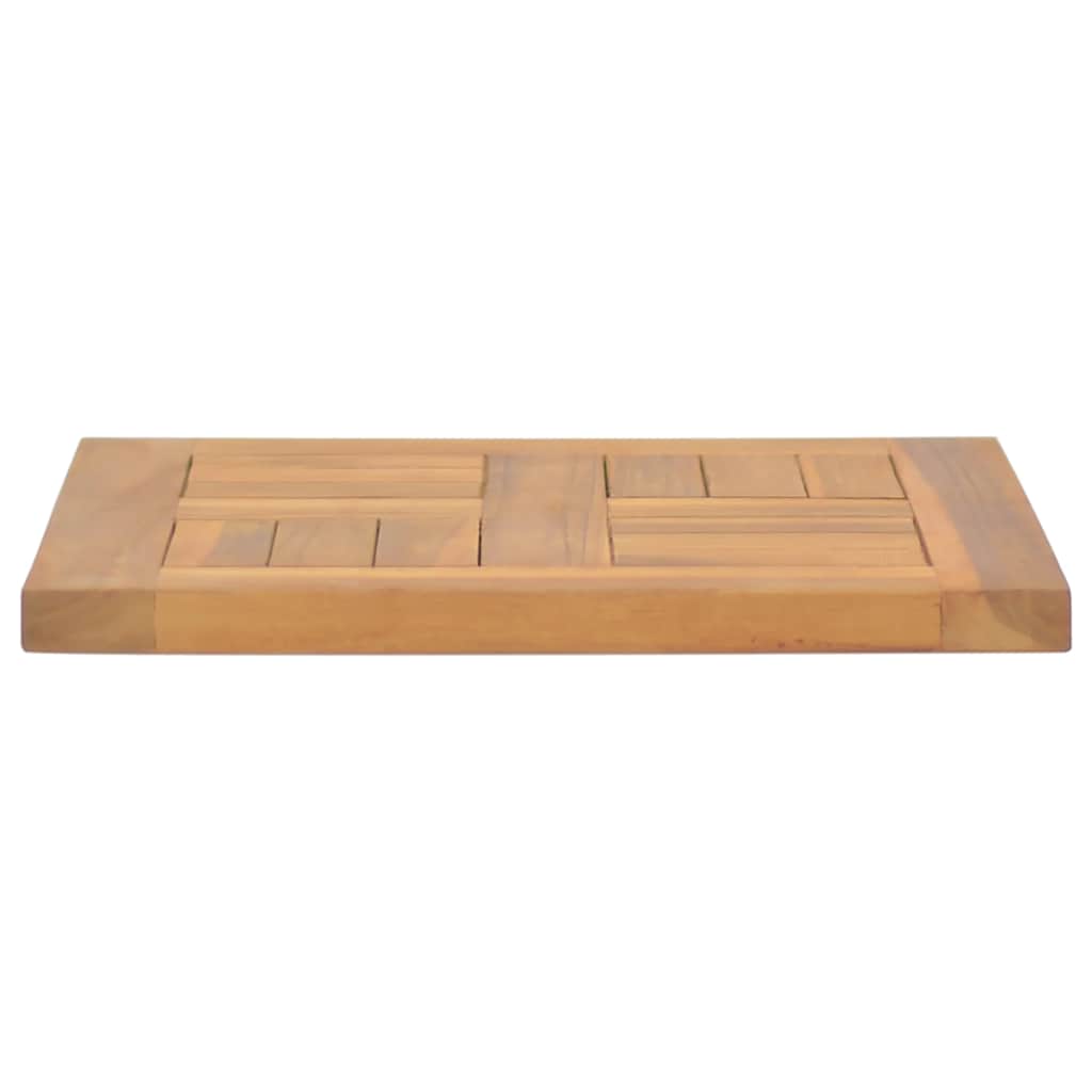 Četvrtasta stolna ploča 40 x 40 x 2,5 cm od masivne tikovine