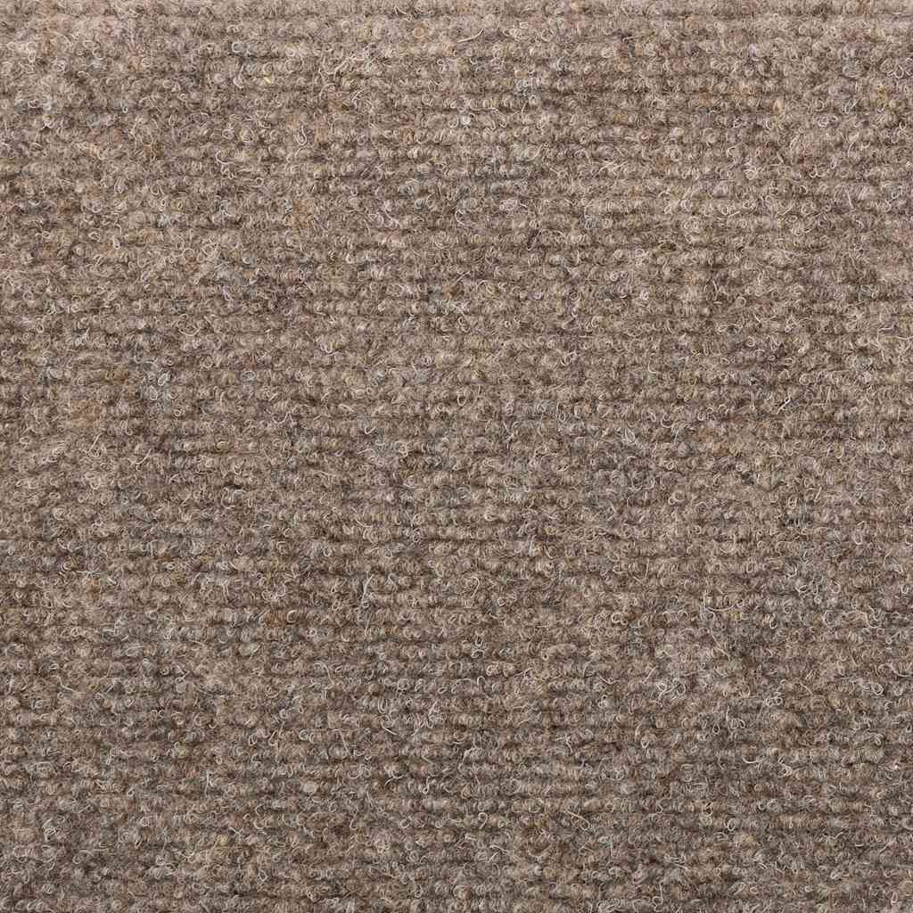 Prostirke za stepenice, samoljepljive, 10 kom, 65x21x4 cm, bež, poluokrugle, velike