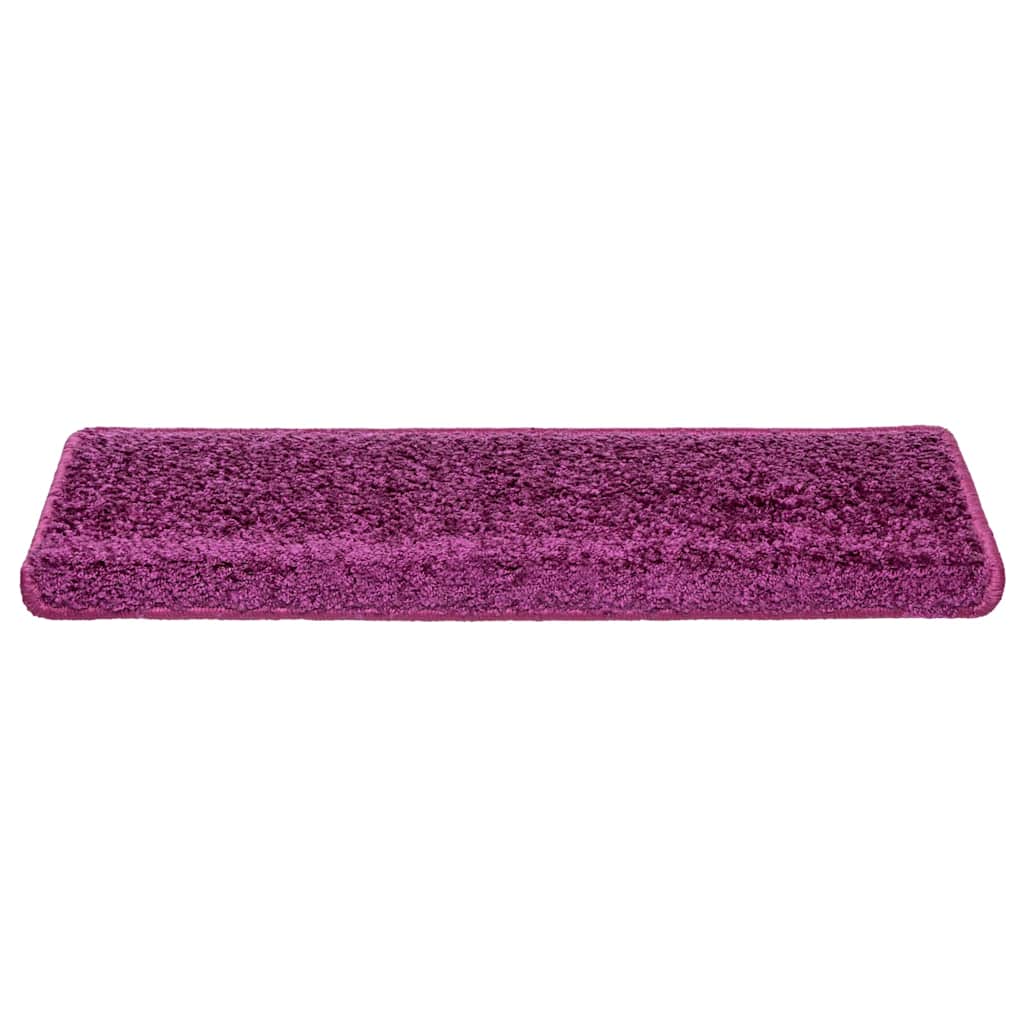 Prostirke za stepenice 10 kom 65x21x4 cm ljubičaste pravokutne rubove