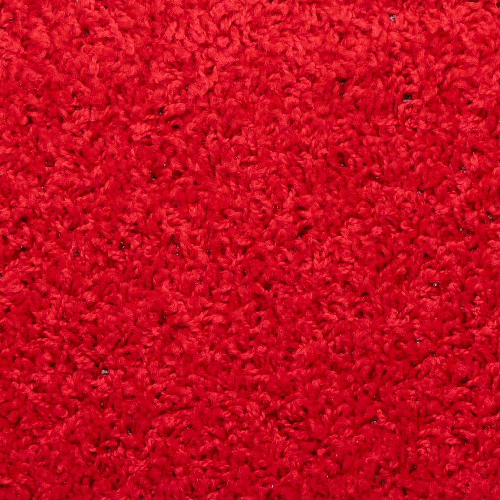 Prostirke za stepenice 10 kom 65x21x4 cm crvene pravokutne rubove