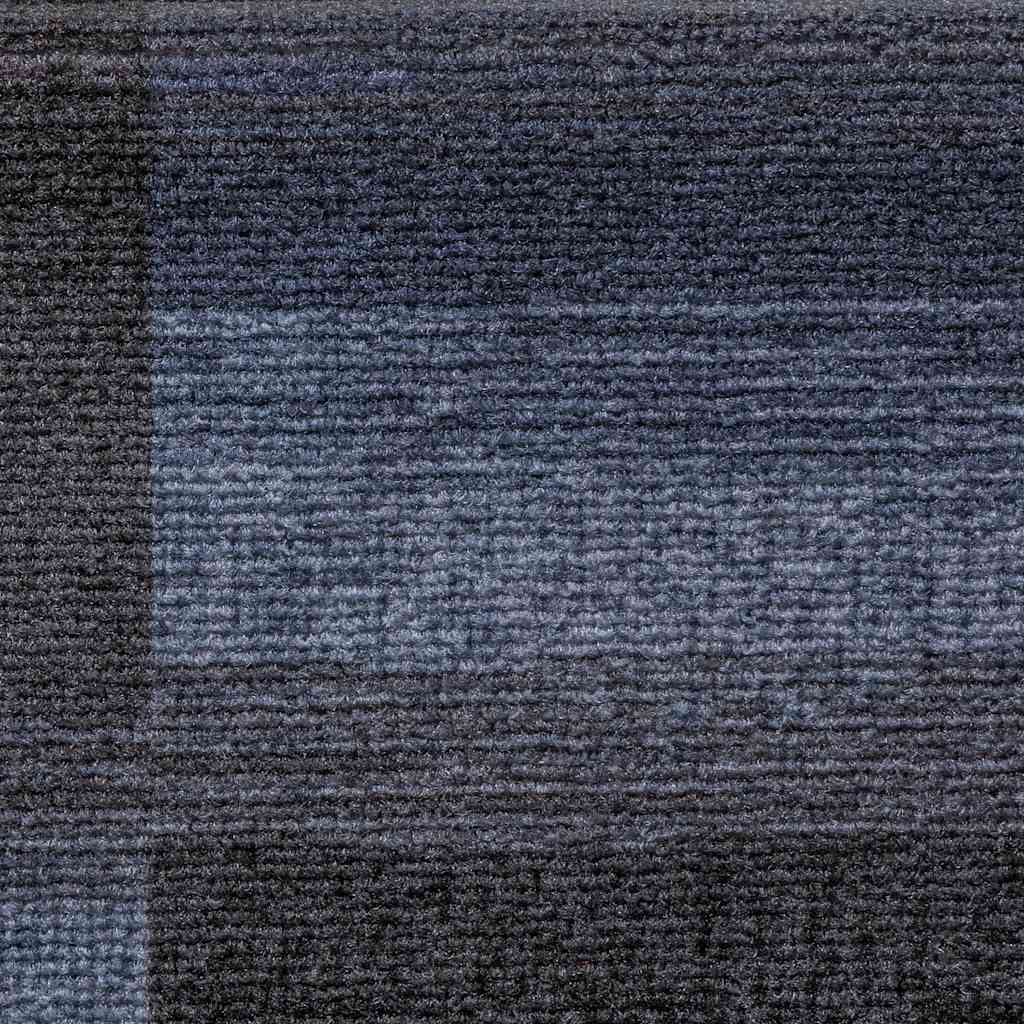 Otirači za stepenice samoljepljivi 5 kom 65x21x4 cm crno-sivi