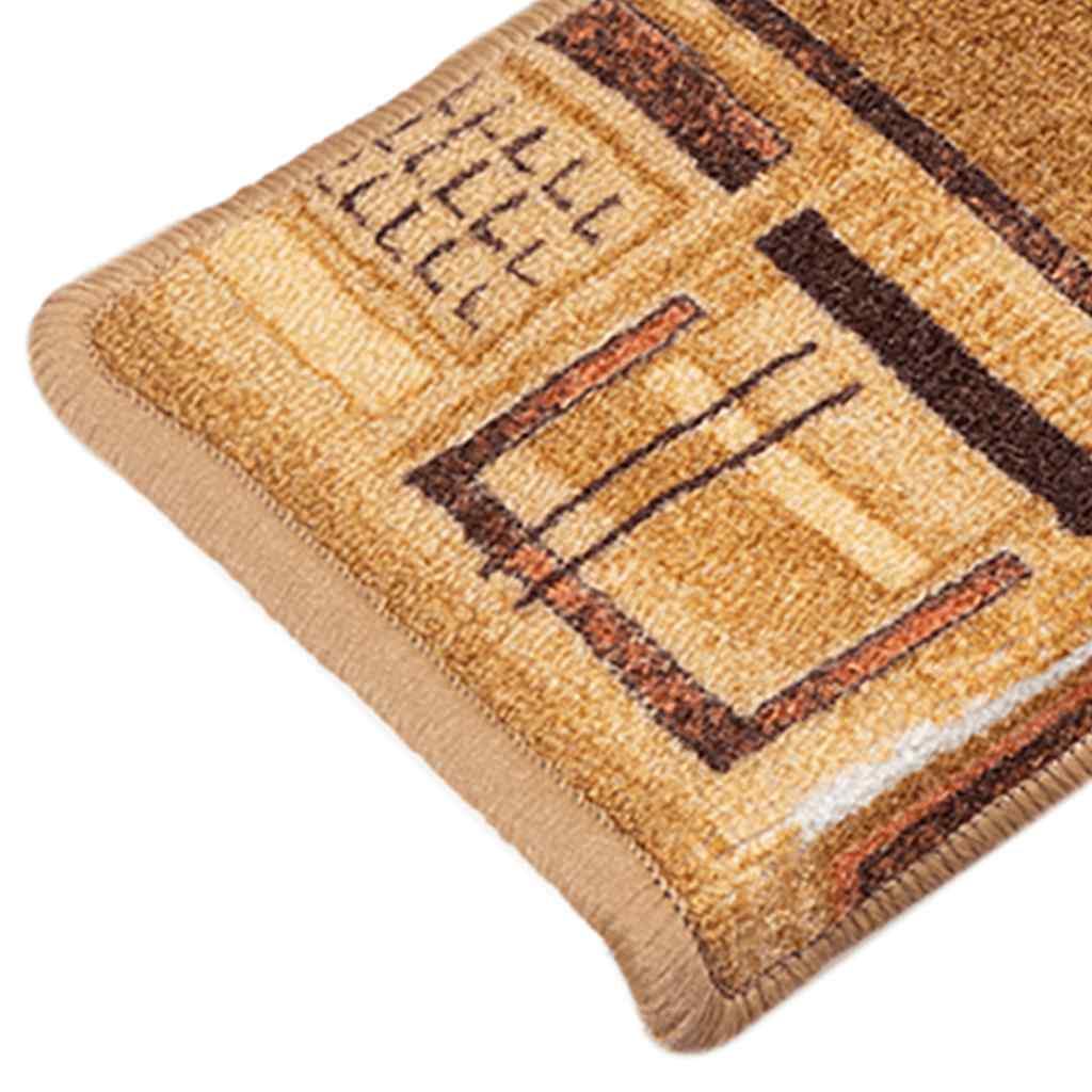 Otirači za stepenice samoljepljivi 10 kom 65x21x4 cm bež