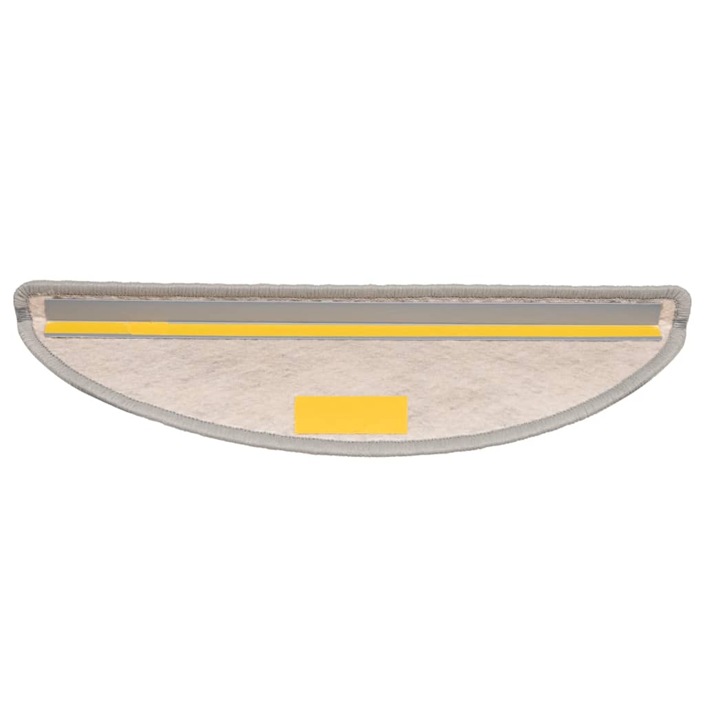 Samoljepljivi otirači za stube 15 kom 56x17x3 cm boja platine