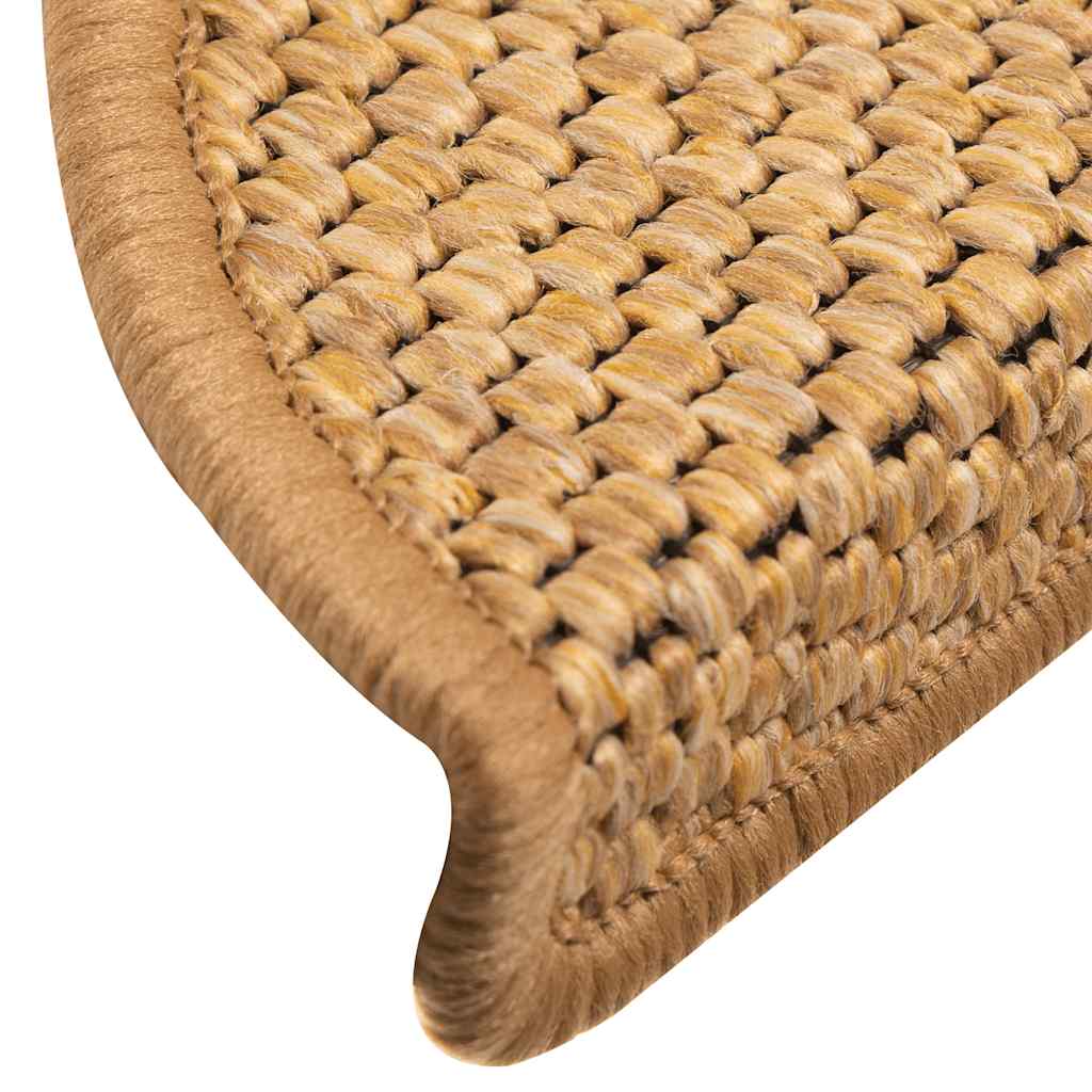 Samoljepljivi otirači za stube 15 kom 56x17x3 cm boja sisala