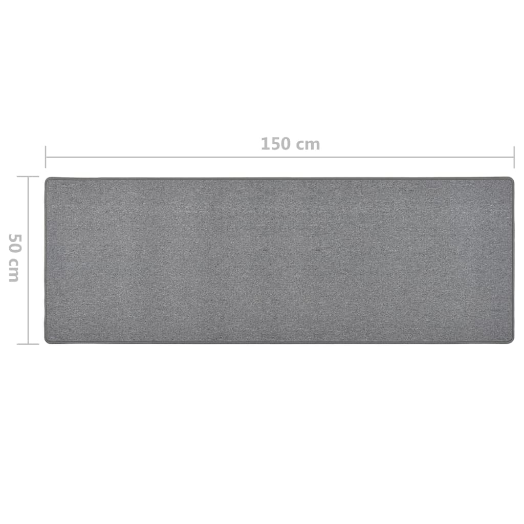 Dugi tepih tamnosivi 50 x 150 cm