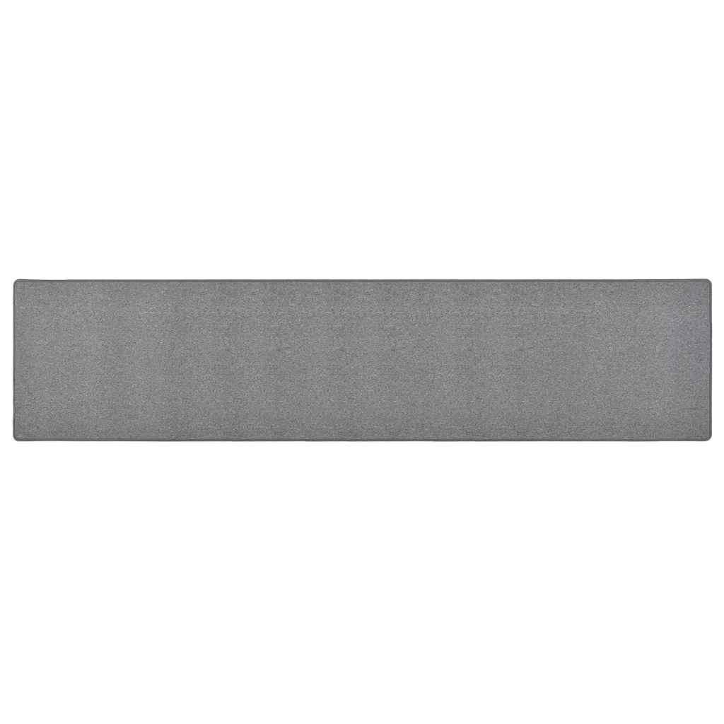Dugi tepih tamnosivi 50 x 250 cm