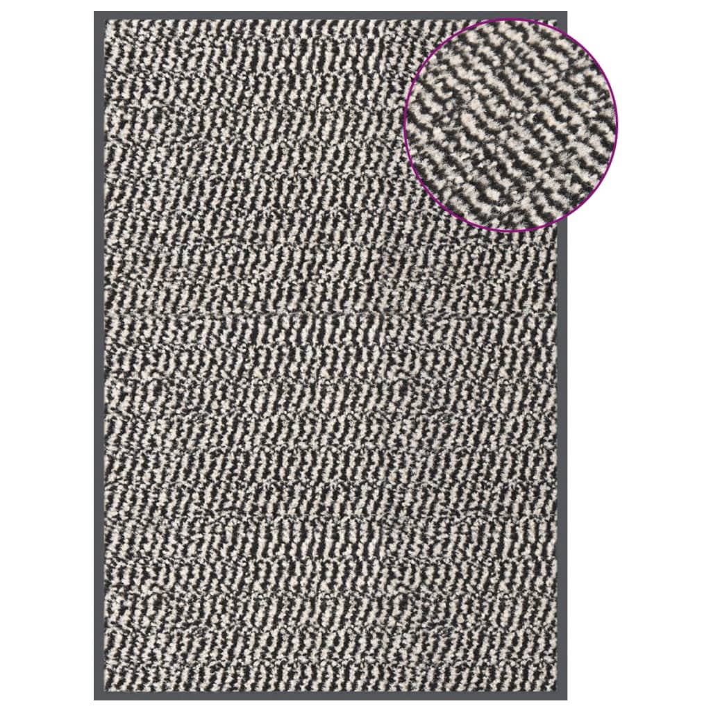 Čupavi otirač 60 x 90 cm svjetlosmeđi