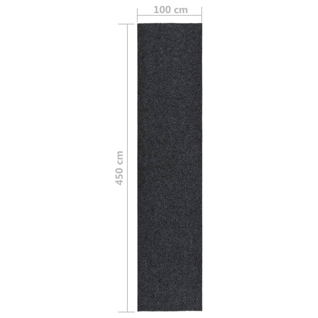 Dugi tepih za hvatanje nečistoće 100 x 450 cm antracit