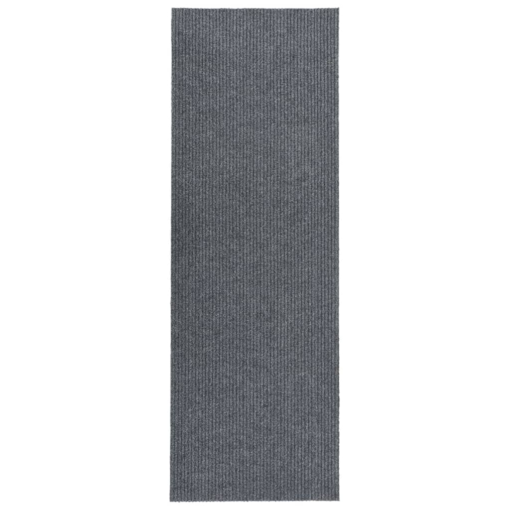 Dugi tepih za hvatanje nečistoće 100 x 350 cm sivi