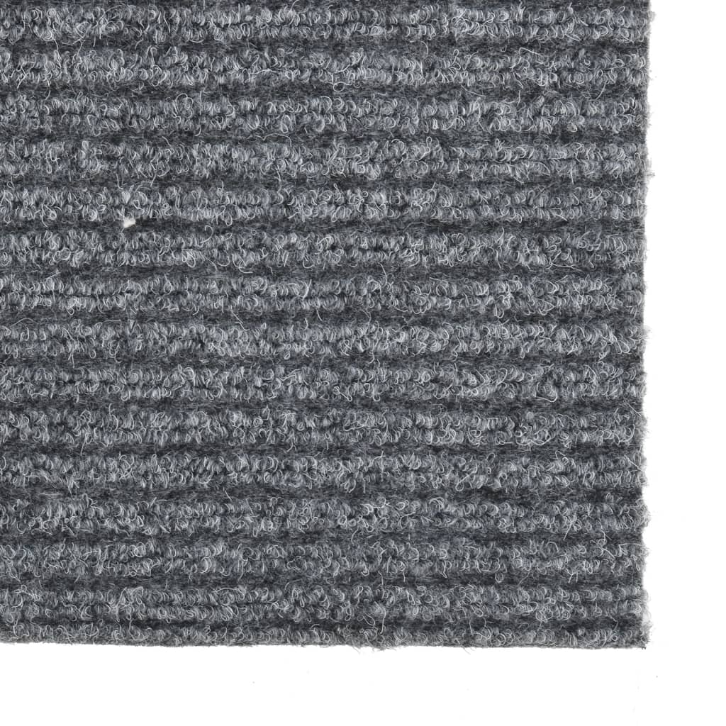 Dugi tepih za hvatanje nečistoće 100 x 350 cm sivi