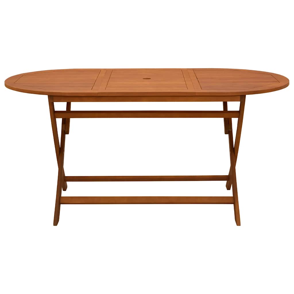 Sklopivi vrtni stol 160 x 85 x 75 cm masivno drvo eukaliptusa