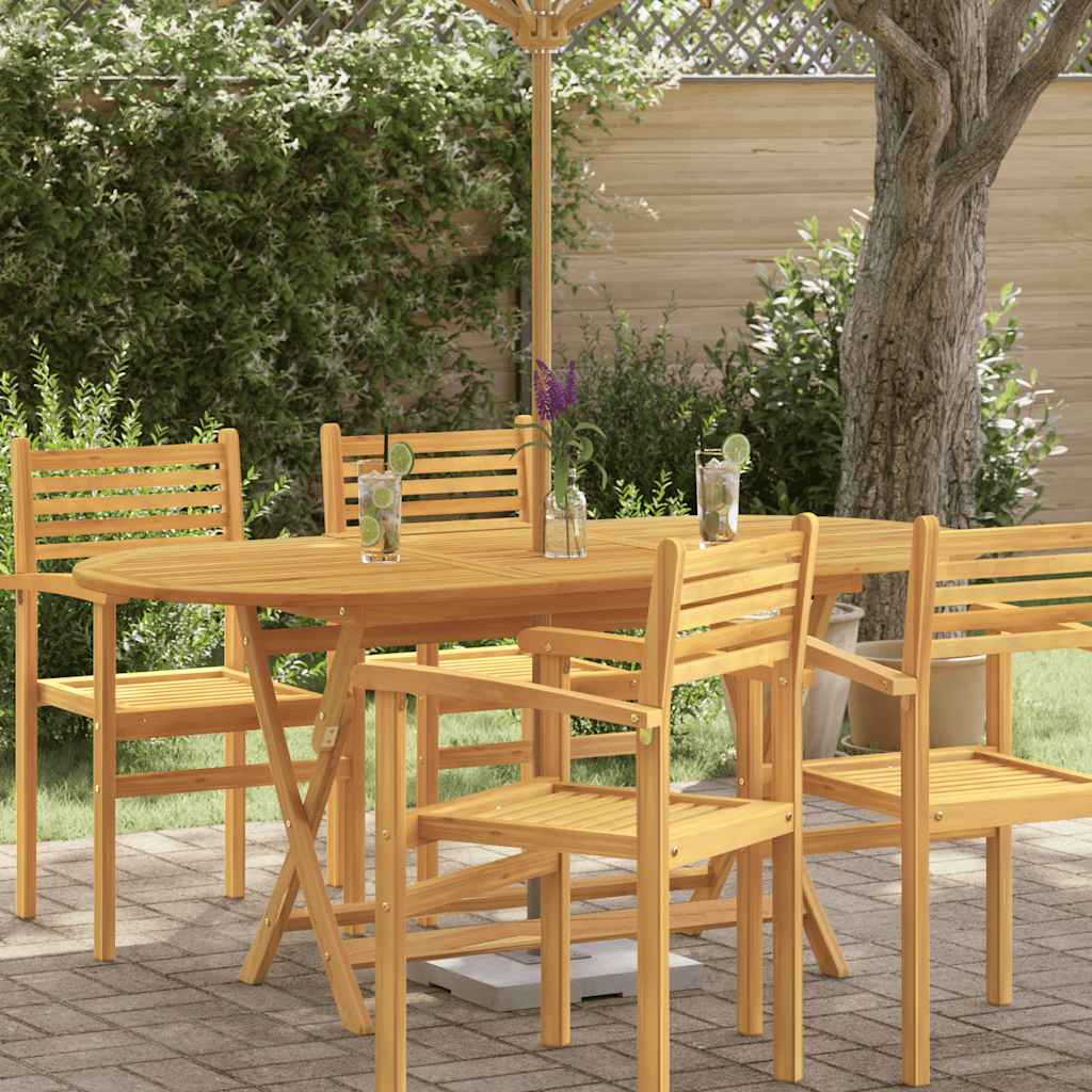 Sklopivi vrtni stol 160 x 85 x 75 cm masivno drvo eukaliptusa
