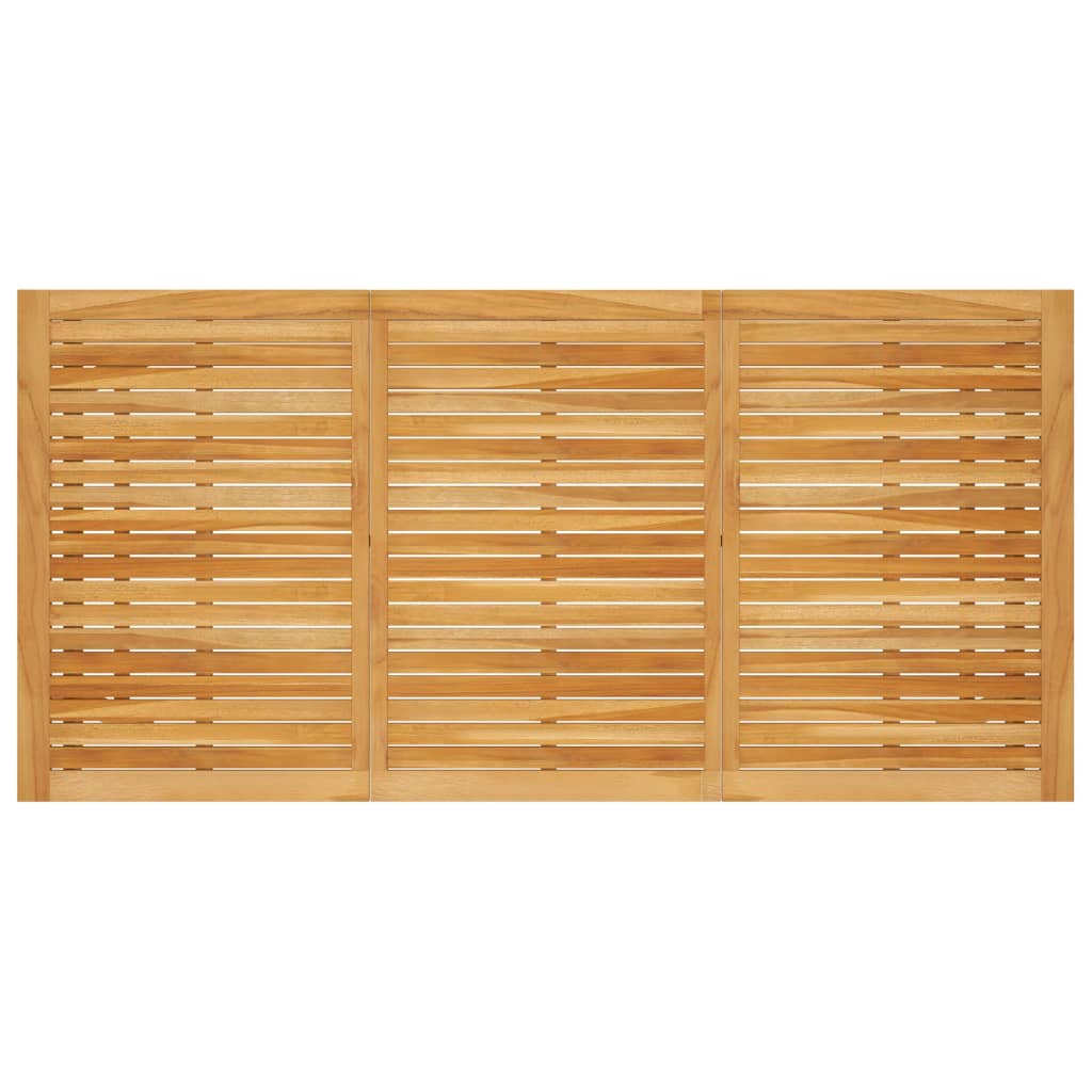 9-dijelni vrtni blagovaonski set crni