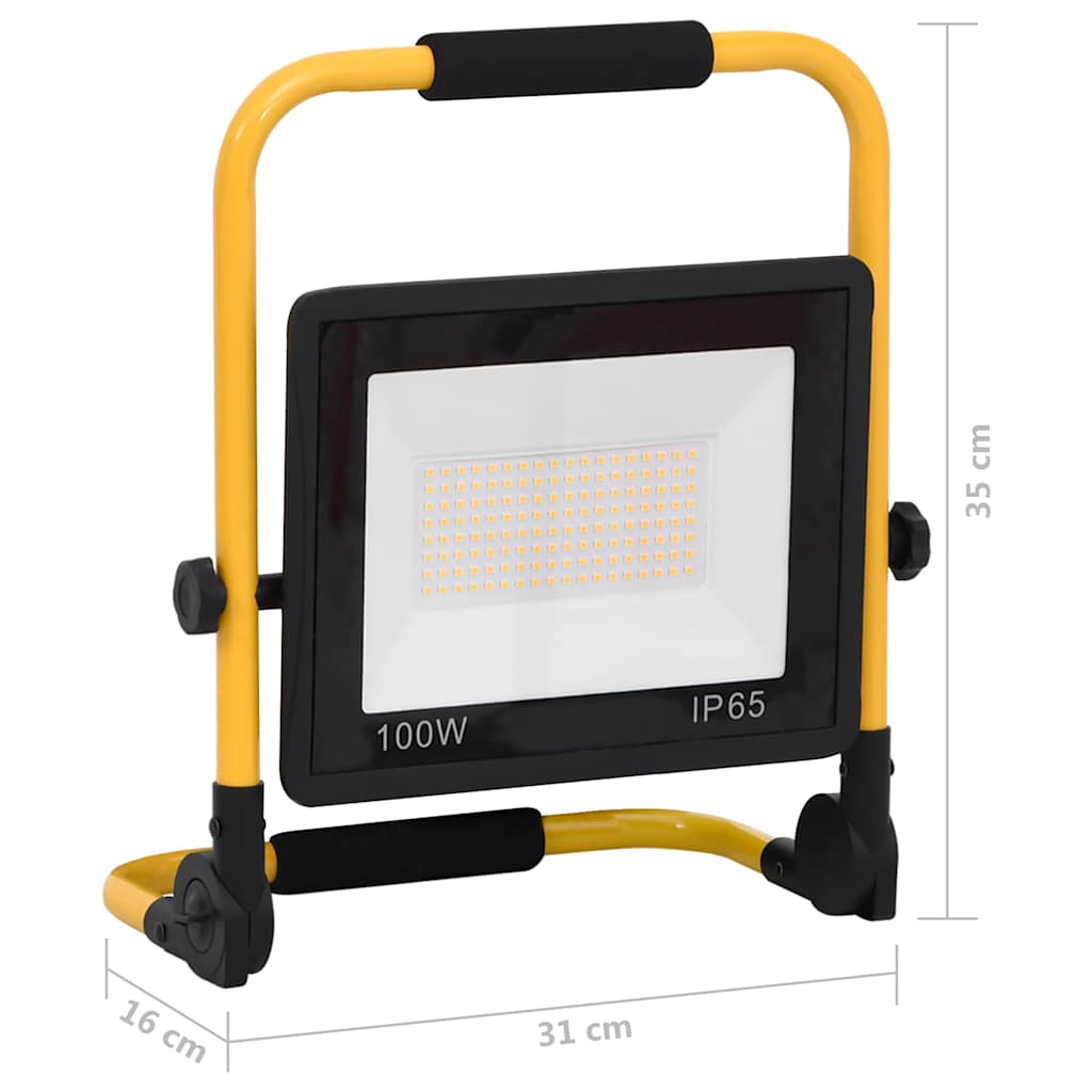 LED reflektor s ručkom 100 W hladni bijeli
