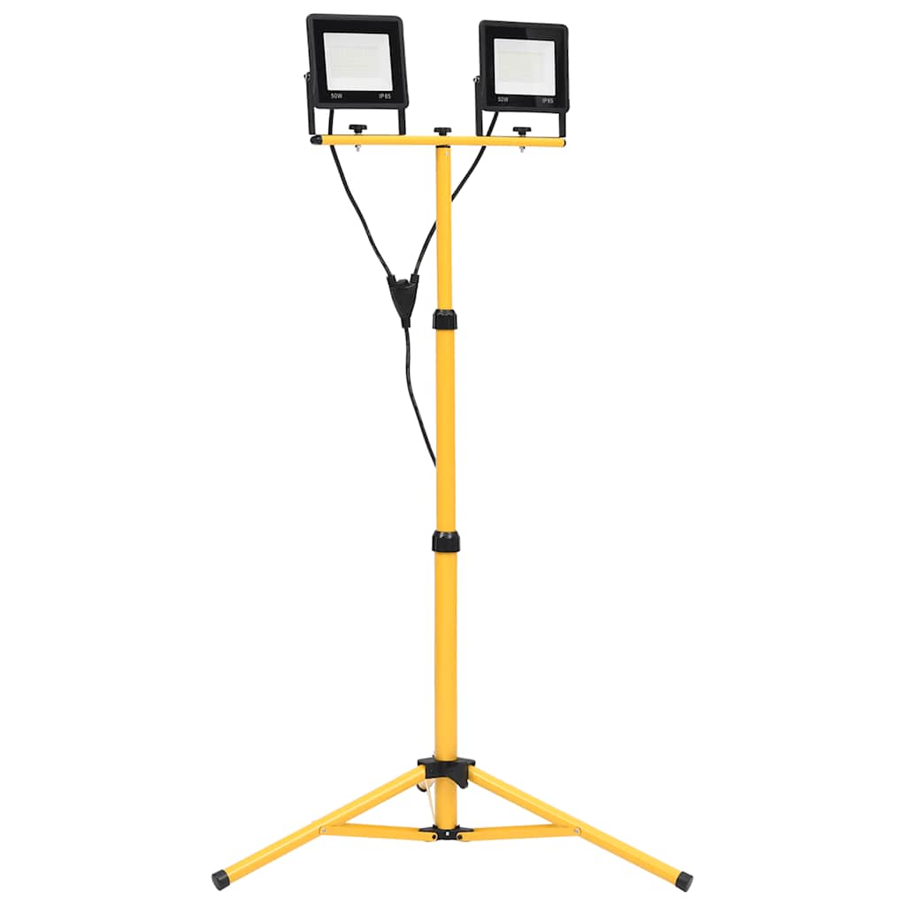 LED reflektor sa stativom 2 x 50 W hladni bijeli