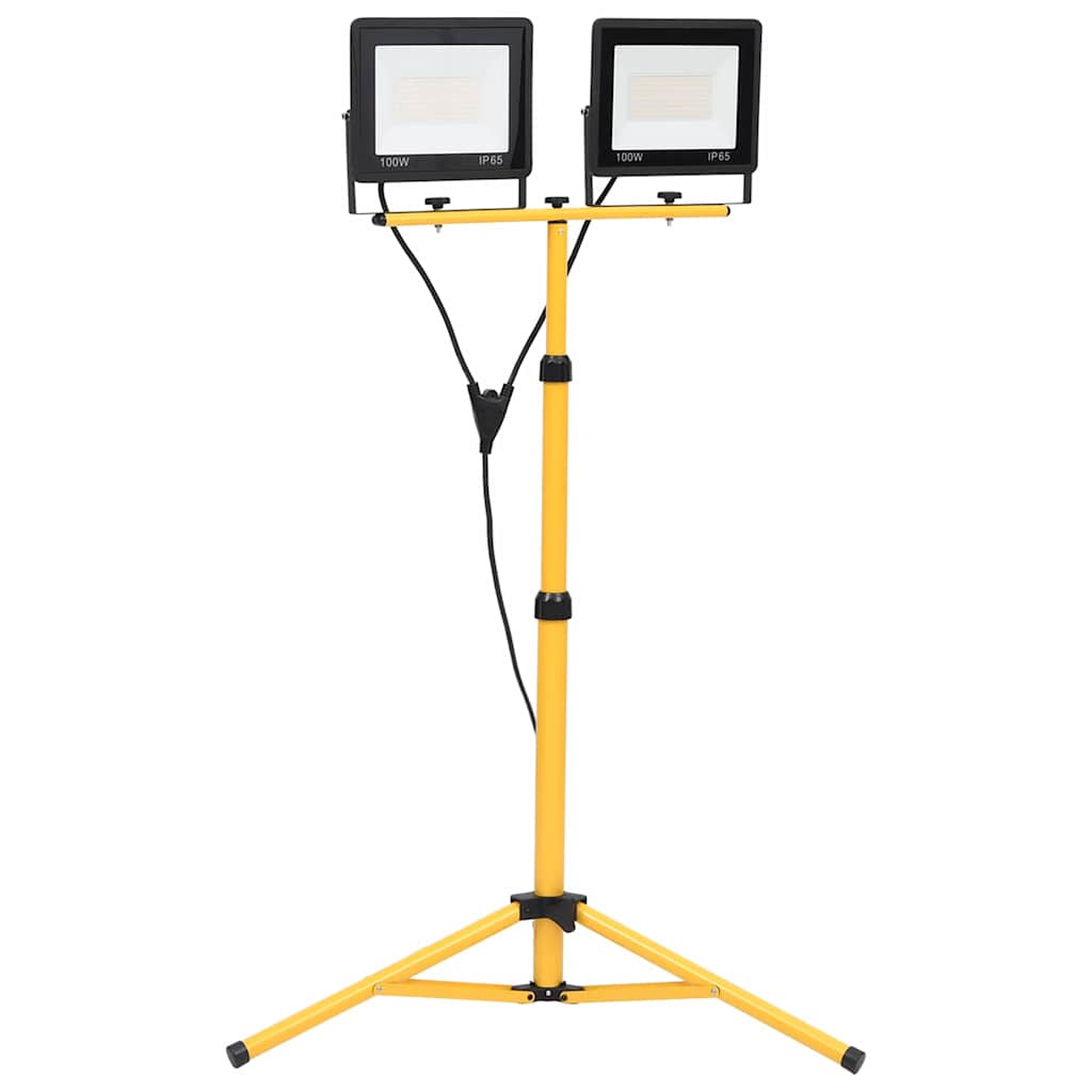 LED reflektor sa stativom 2 x 100 W hladni bijeli