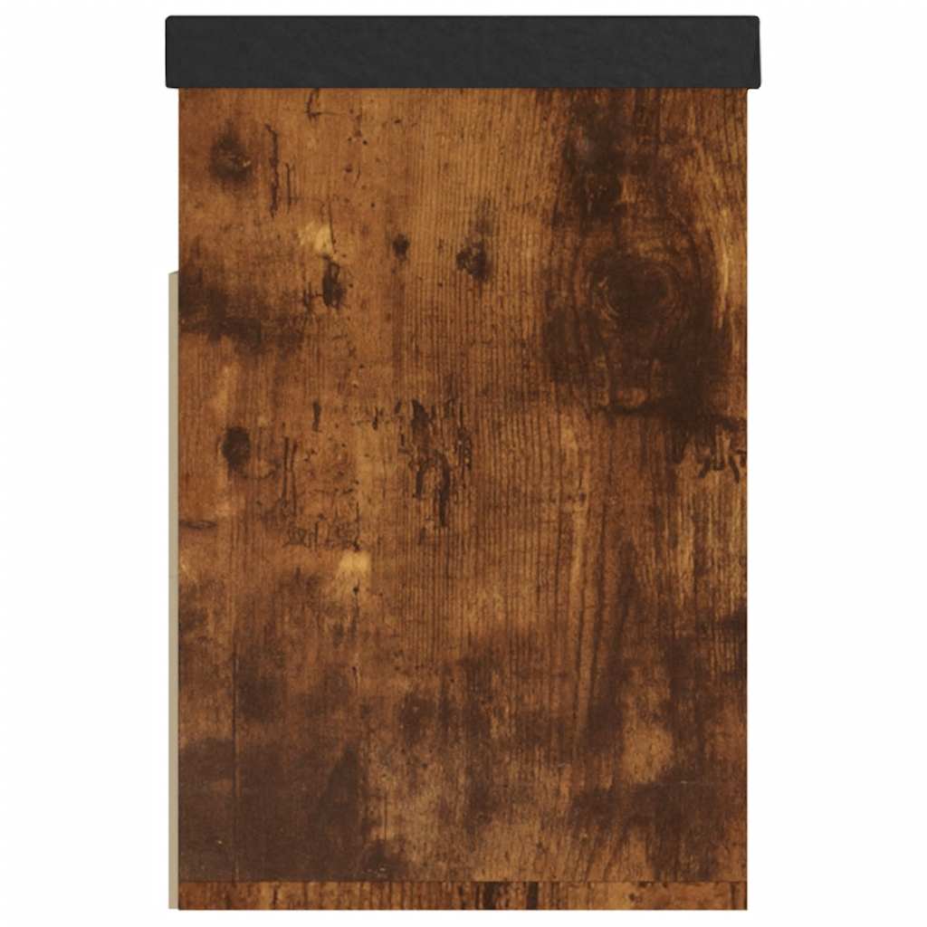 Klupa za cipele s jastukom boja hrasta 80 x 30 x 47 cm drvena