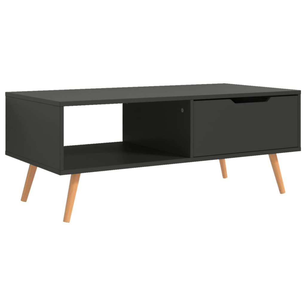Stolić za kavu sivi 100 x 49,5 x 43 cm od konstruiranog drva