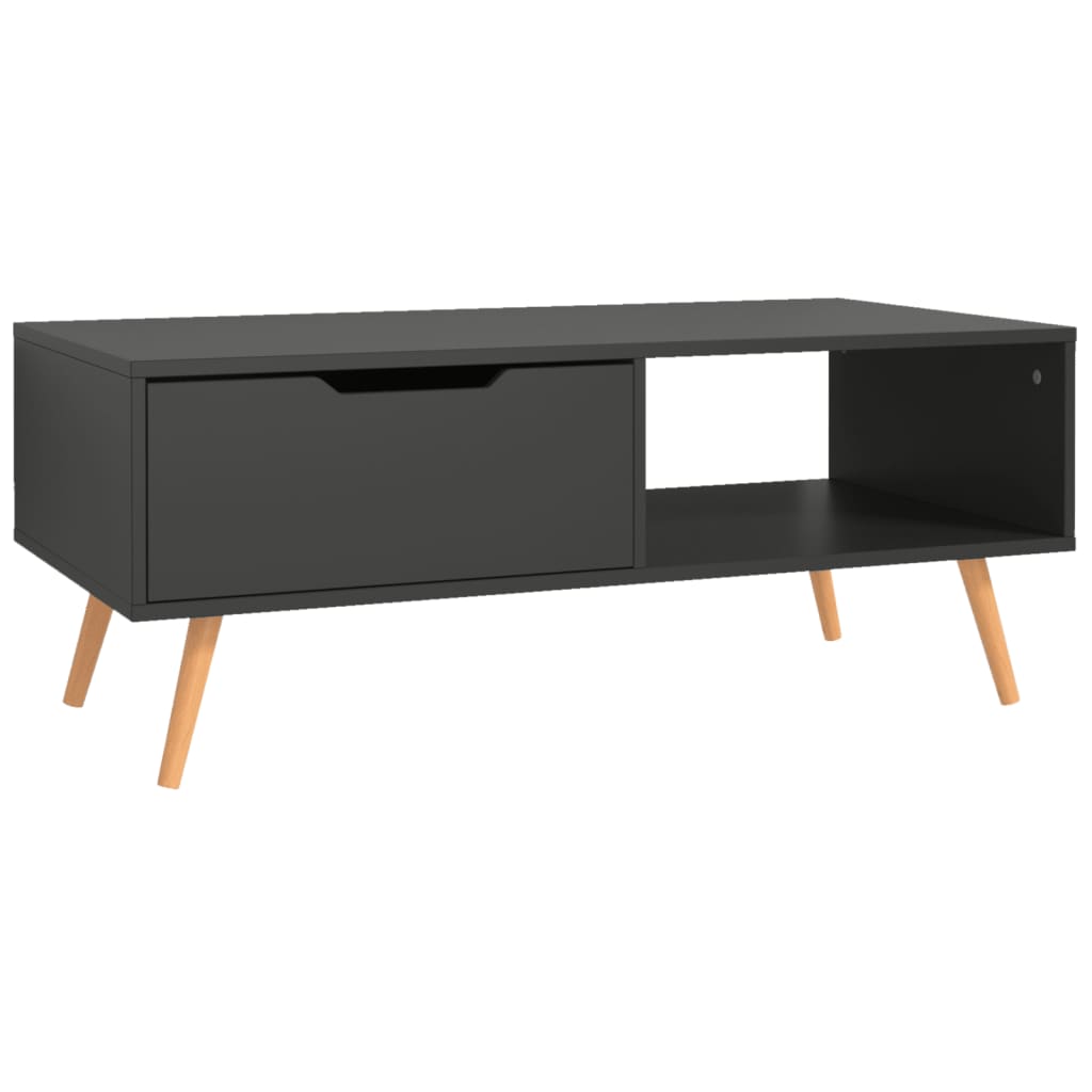 Stolić za kavu sivi 100 x 49,5 x 43 cm od konstruiranog drva