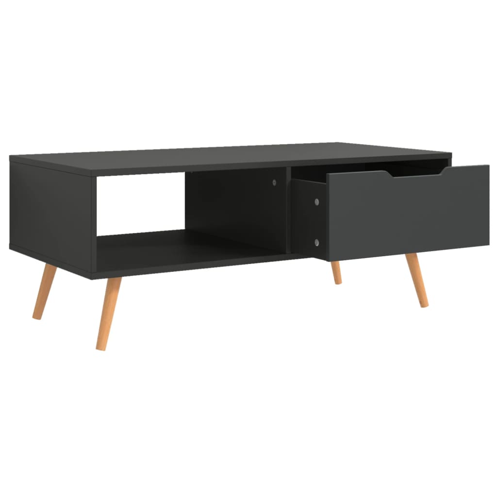 Stolić za kavu sivi 100 x 49,5 x 43 cm od konstruiranog drva