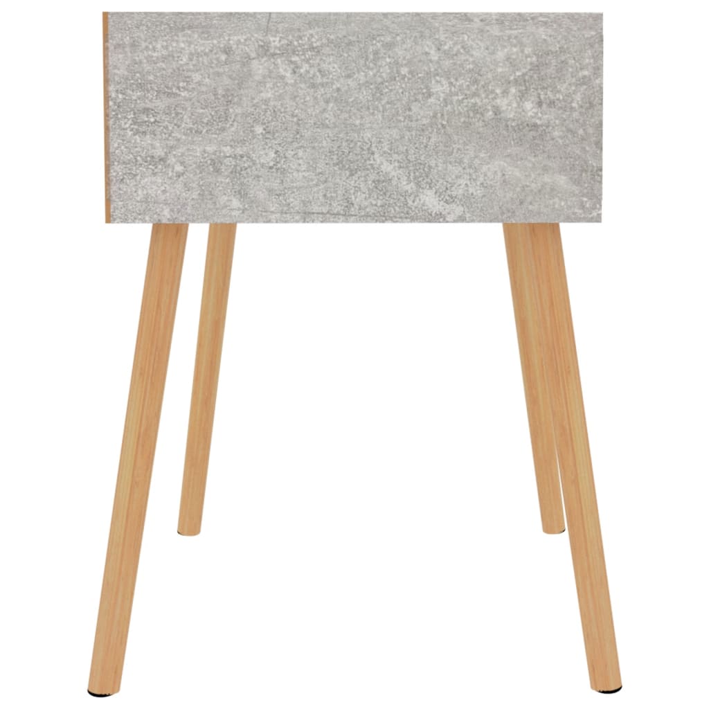 Noćni ormarići 2 kom boja betona 40x40x56 cm konstruirano drvo