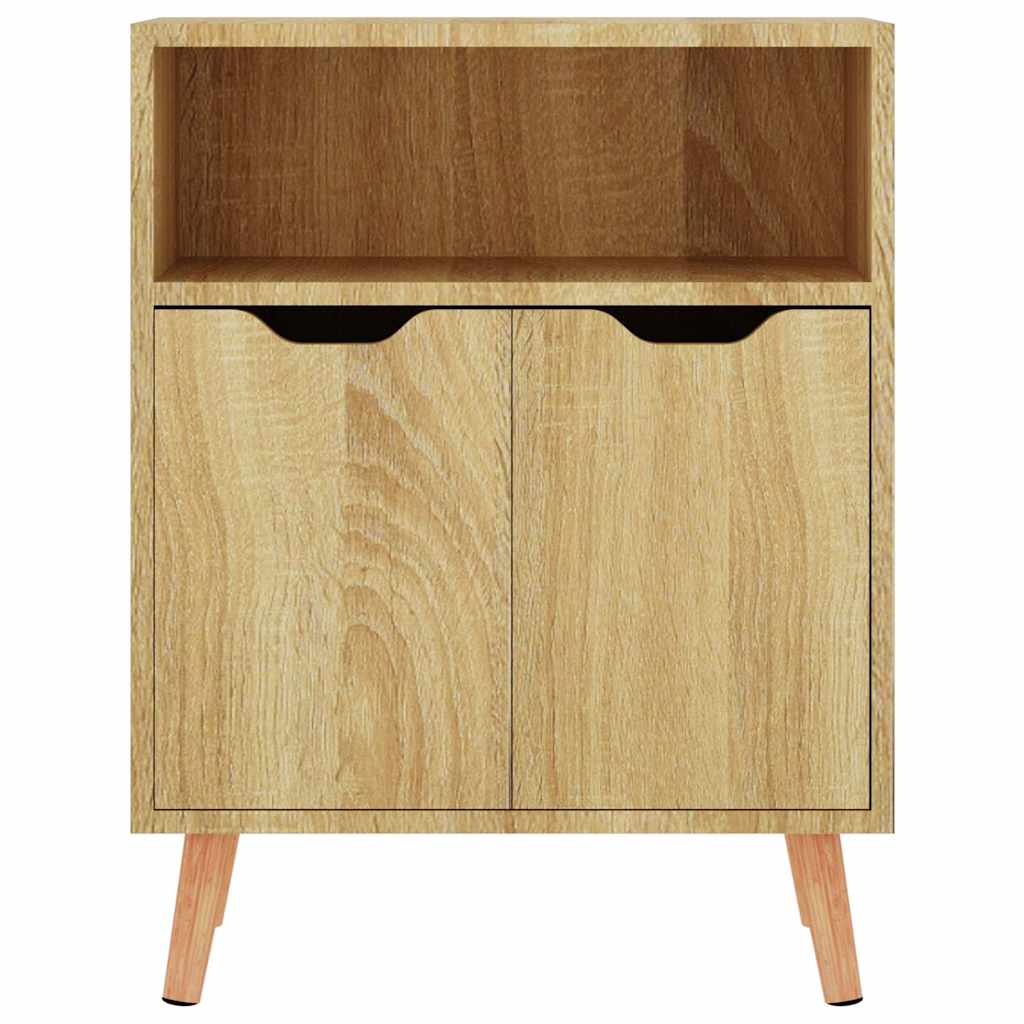 Komoda visoki sjaj crna 60 x 30 x 72 cm od konstruiranog drva
