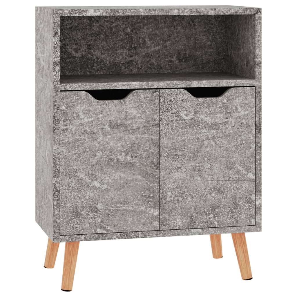 Komoda siva boja betona 60 x 30 x 72 cm od konstruiranog drva