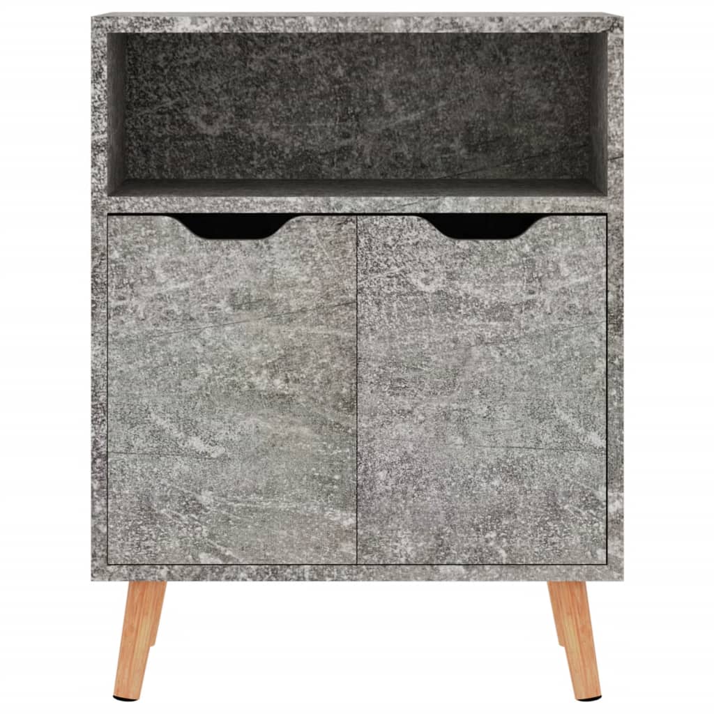Komoda siva boja betona 60 x 30 x 72 cm od konstruiranog drva
