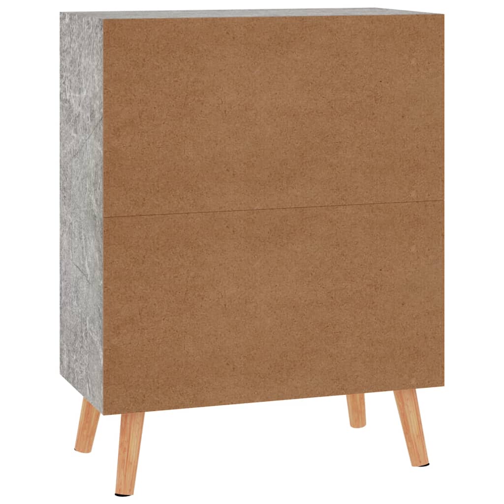 Komoda siva boja betona 60 x 30 x 72 cm od konstruiranog drva