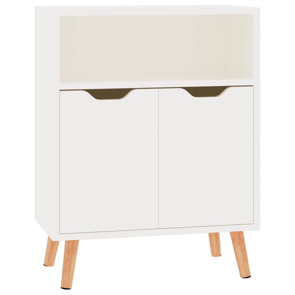 Komoda visoki sjaj crna 60 x 30 x 72 cm od konstruiranog drva