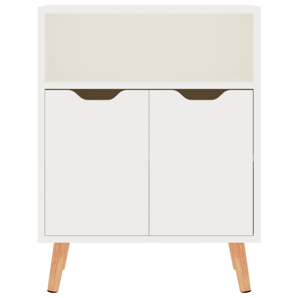 Komoda visoki sjaj crna 60 x 30 x 72 cm od konstruiranog drva