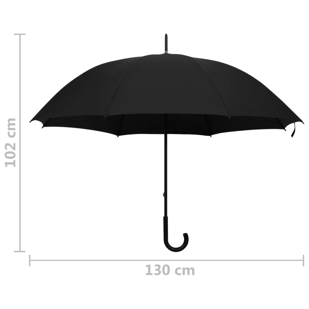 Kišobran crni 130 cm