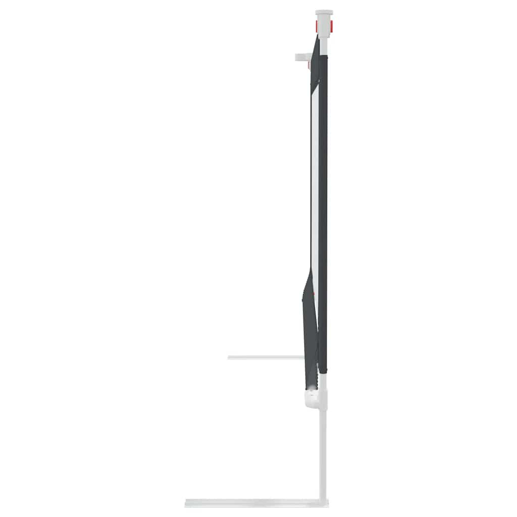 Sigurnosna ograda za dječji krevet tamnosiva 120x25 cm tkanina