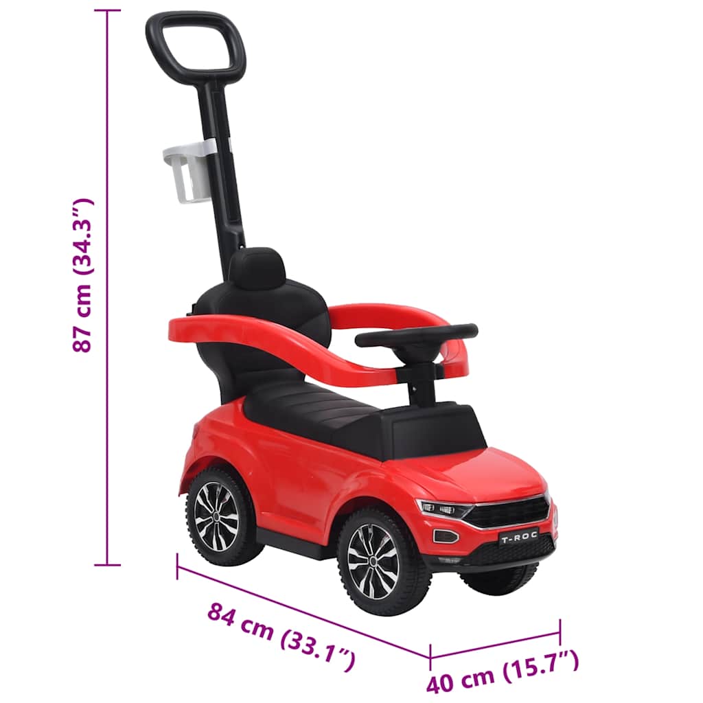 Dječji automobil Volkswagen T-Roc crveni